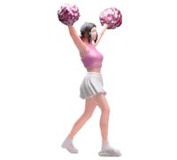 ＡＷＨＡＯ Figuras Pintadas de Modelos de Animadoras a Escala 1/64, Dioramas de Figuras de Diminutas, Disposición de Figuras para Decoración de Escritor, Cabeza de albóndiga