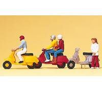 Figuras Preiser H0 (10128): Motociclista Vespa