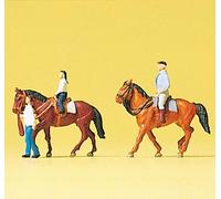 Figuras Preiser N (79184): Jinete De Hobby, 2 Caballos