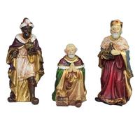 Figuras Reyes Magos Belen como Figuras Belen Navidad 12cm. 3 Reyes Magos para Belenes De Navidad. Completa Tu Portal De Belen con Las Tres Figuritas De Los Reyes Magos.