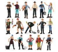 Figuras simuladas de gente de pie, perfectas para coleccionistas de trenes modelo (ZQ 697)