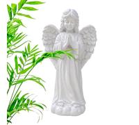 Figuras y estatuas de ángel rezando, realistas, pintadas a mano, religiosas | Figuras de ángeles y hadas estatuas de jardín al aire libre para el hogar dormitorio balcón escritorio mesa jardín patio