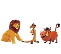 Figuras y Muñecos Disney Bullyland - Simba, Timón y Pumba | Pack Figuras El Rey León Disney | Personajes Disney Colección