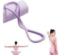 Figure 8 Exercise Bands for Women Men, 8 Shaped Resistance Rubber Band for Arms, Exercise Bands for Strength Training (Purple)