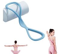 Figure 8 Exercise Bands for Women Men, 8 Shaped Resistance Rubber Band for Arms, Exercise Bands for Strength Training (Blue)