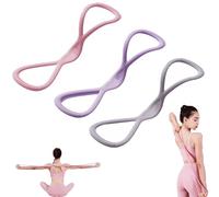 Figure 8 Exercise Bands for Women Men, 8 Shaped Resistance Rubber Band for Arms, Exercise Bands for Strength Training (Set B)