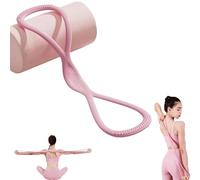 Figure 8 Exercise Bands for Women Men, 8 Shaped Resistance Rubber Band for Arms, Exercise Bands for Strength Training (Pink)