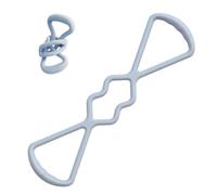 Figure 8 Resistance Band, Arm Exercise Bands, Non Slip Yoga Tension Rope, Comfortable Foam Handles, Excellent for Pilates, Home Workouts, Dorm Use, Women’s Fitness, and Daily Stretching