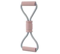 Figure 8 Resistance Band - Exercise Bands with Handles | Non-Slip Fitness Equipment | Portable Stretch Straps For Strength Training Muscle Building Toning Yoga Gym Travel Arm Shoulder Back Chest