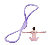 Figure 8 Resistance Band, Fitness Pulling Rope, 46x11.5x4.4cm/18.11x4.53x1.73 Inches 15lb Tension Strength, Foam Handle Grip for Home Workout, Yoga Training, Muscle Recovery, Beginner Use