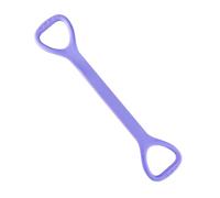 Figure 8 Resistance Band - Silicone Elastic Exercise Straps with Handles | Work out Resistance Bands for Home Gym Yoga Pilates, Upper & Lower Body Arm Back Chest Leg Training Portable Fitness Tool