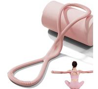 Figure 8 Resistance Bands, 2025 New Figure 8 Exercise Band for Women Men, Exercise Band with Handles for Working out - Transform Your Body in Just 10 Minutes/Day (Pink(25pounds))