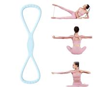 Figure 8 Resistance Bands for Women, 8 Shaped Resistance Band for Arms, Resistance Bands Figure 8, For Working out, Arm, Chest Expander Strap, Full Body Yoga Pulling Rope (Blue 35 lbs)
