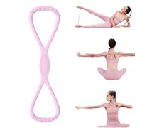 Figure 8 Resistance Bands for Women, 8 Shaped Resistance Band for Arms, Resistance Bands Figure 8, For Working out, Arm, Chest Expander Strap, Full Body Yoga Pulling Rope (Purple 35 lbs)