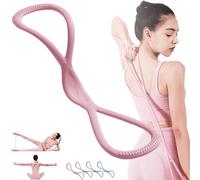 Figure 8 Resistance Bands for Women,Resistance Band Figure 8,8 Shaped Resistance Bands for Arms,for Working out,Arm,Chest Expander Strap (Pink-25Pound)