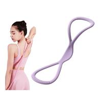 Figure 8 Resistance Bands, Stretch Bands for Women Men, 8 Shaped Exercise Bands for Arms, Back, Shoulders, Legs and Hips Working out | 15, 25 & 35 lbs |, Gift for Sports Lover (Purple-25lbs)