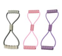 Figure 8 Resistance Bands with Handles, Saludea Resistance Band for Women, Set of 3 Exercise Bands with Handles for Arm and Shoulder Stretch