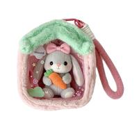Figure Display Pouch - Plush Doll Case | Clear Carrying Storage Pouch For Anime Figures And Plush Dolls, Perfect For Conventions, Toy Collections, Travel, Shelf Organization, Dorm Rooms, And Home Use
