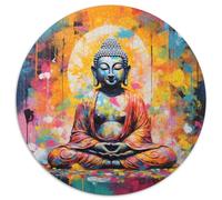 Figure of The Buda,Temple Rompecabezas para Adultos 1000 Piezas animación Impossible Idea De Regalo para Ella O Él para Adultos Y Jóvenes 1000pcs (67.5x67.5cm)