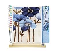 Figured'Art Pintar por Numeros Adultos Resumen De La Orquídea - Manualidades pintura acrilica Kit Cuadro DIY completo - 40x50cm monta tu propio bastidor