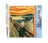 Figured'Art Pintura por números para adultos - Actividad manual, kit creativo, DIY número de arte completo, 40 x 50 cm, sin marco de madera