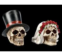 Figuren Shop GmbH - Figura de calavera, diseño de novia y novio