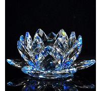 Figurilla de Lotus en cristal et verre objet de décoration pour Collection Feng Shui-VS