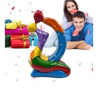 Figurilla De Pareja Para Decoración Del Hogar,Decoración De Mesa Con Beso Multicolor,Estatuilla del Amor - Para Estante Fiesta de Vacaciones Gabinete Hogar Sala de Estar Repisa de Chimenea Lugar de Tr