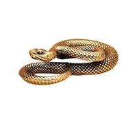 Figurine De Serpent En Laiton - Laiton, Fabriqué À La Main, Sculpture En Métal | Statue De Serpent À Collectionner, Ornement Artistique De Qualité Supérieure, Pour La Décoration De La Maison,