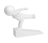 Figurine Door Stopper, Anti Slip Wedge Holder, Compact Size Support with Stable Grip Base, Resin Door Blocker, Stylish Functional Design with Home Decor Look, Room Accessory for Living Room