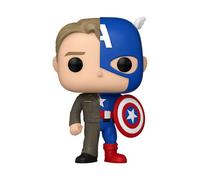Figurine Funko Pop Marvel Split Captain America Steve Rogers