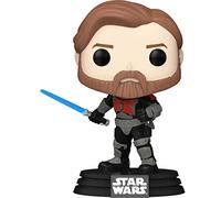 Figurine Funko Pop Star Wars Clone Wars Mando Obi Wan