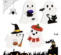 Figurine Ghost - Spooky Collectible Statue, Halloween Decoration | Handcrafted Resin Ghost Figurine For Home Mantel Party Display, Ideal Spirit Ornament For Haunted House Or Holiday Themed Room Decor