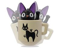 Figurine kiki la petite sorcière kiki dans sa tasse