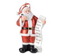 Figurine Ornaments, Christmas Tree Decoration Santa, Pendant for, Holiday Santa Figurine Decoration 10x6.5x3.5cm/3.94x2.56x1.38 inches for Family and Friends