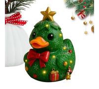 Figurines Canetons Résine - Décorations Arbre Noël Créatif, Animaux Miniatures Festifs, Ornement Table Salle Salon Chevet Bureau Cuisine, Élément Thématique Sucre D'orge D'épice | Accesorio Char