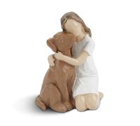 Figurines de Chien Ange,Figurines d'Ange pour Chien,Cadeaux pour Les Amoureux Des Chiens,Cadeaux Commémoratifs d'Amitié Joyeuse en Résine pour la Perte du Chien Alas Blancas Estatua de Ángel