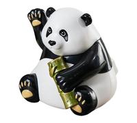 Figurines De Danse Solaire, Accessoires De Voiture Panda | Dessin Animé Panda Bear - Figurines De Tableau De Mesa, Statues Pivotantes De Bureau, Accessoires De Bureau Panda, Jouet