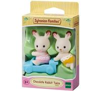 Figurines Sylvanian Families Les jumeaux lapin chocolat
