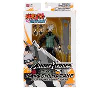 Figurita Anime Héroes - Bandai - Naruto Shippuden - Kakashi Hatake (Cuarta Gran Guerra Ninja) - 17 cm