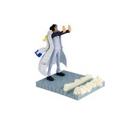 Figurita - BANDAI - Aokiji Kuzan - Licencia One Piece - Blanco/marrón - Figura de colección