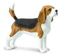 Figurita de Beagle | Modelo realista de 2,5" | Juguetes para Niños | No tóxicas y Libres de BPA | Apto para Niños de 3+ | Safari Ltd