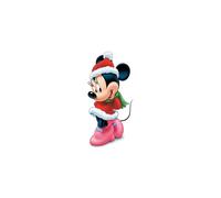 Figurita de cartón - Minnie Mouse - Rojo - Estándar - Decorativa
