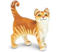 Figurita de gato atigrado | Modelo realista de 2" | Juguetes para Niños | No tóxicas y Libres de BPA | Apto para Niños de 1+ | Safari Ltd