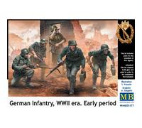 Figurita De Infantería Alemana De La Segunda Guerra Mundial Era Temprana