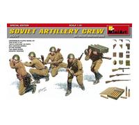 Figurita De La Tripulación De Artillería Soviética. Edición Especial