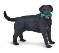 Figurita de Labrador Retriever negro | Modelo realista de 3,75" | Juguetes para Niños | No tóxicas y Libres de BPA | Apto para Niños de 3+ | Safari Ltd