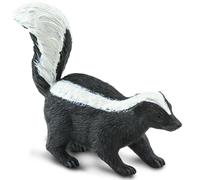 Figurita de Mofeta Rayada | Modelo realista de 2,5" | Juguetes para Niños | No tóxicas y Libres de BPA | Apto para Niños de 3+ | Safari Ltd