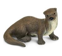 Figurita de Nutria de Río | Figura Realista de Fauna Salvaje de 3" | Juguetes para Niños | No tóxicas y Libres de BPA | Apto para Niños de 3+ | Safari Ltd