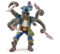 Figurita De Pulpo Mutante Pirata Para Niños De 3 Años En Adelante